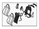 88400NI050WGU - Body: Seat Back Assembly for Hyundai Image