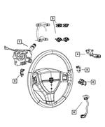 68018160AC - Electrical: Steering Wheel Wiring for Mopar Image