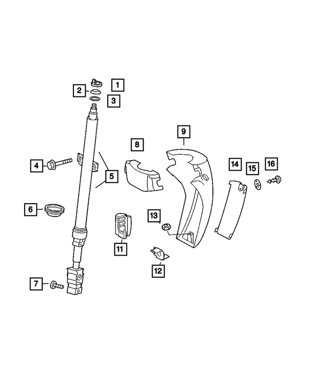 5104564AB - Steering: Steering Column for Mopar Image