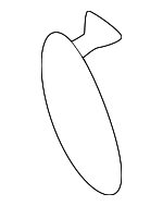 86617IB000 - Body: Tow Eye Cap for Hyundai: Elantra N Image