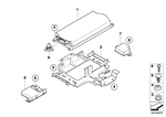 65159135687 - Communication Systems: Bracket for Telematics Ctrl Module/Ses for BMW Image