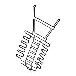 3Q0881879D - Body: Lumbar Support for Audi Image
