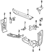 41148108428 - : Mount Bracket for BMW: 840Ci, 850Ci, 850CSi, 850i Image