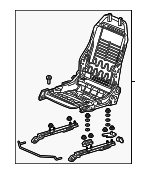 81126TNCA12 - Body: Seat Frame for Honda: Civic Image