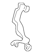 4628691AB - Body: Pull Pocket Bracket for Chrysler: 300M, Concorde, LHS | Dodge: Intrepid Image