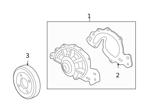 Water Pump & Related Components for 2011 Buick Lucerne #0