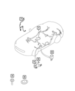 68334036AA - : Body Wiring for Fiat: 124 Spider Image