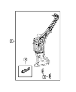 4724532AA - Body Sheet Metal Except Doors: Fender Mounting Rear Bracket for Mopar Image image