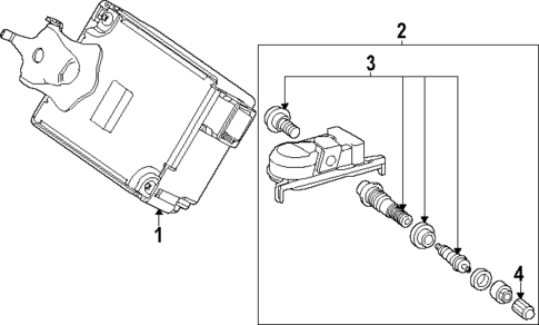 Tire Pressure Monitor Components for 2025 Toyota GR Corolla #0