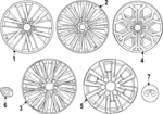 D0C007JA3D - : Wheel, Alloy for Infiniti Image