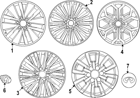 Covers & Trim for 2025 INFINITI QX80 #0
