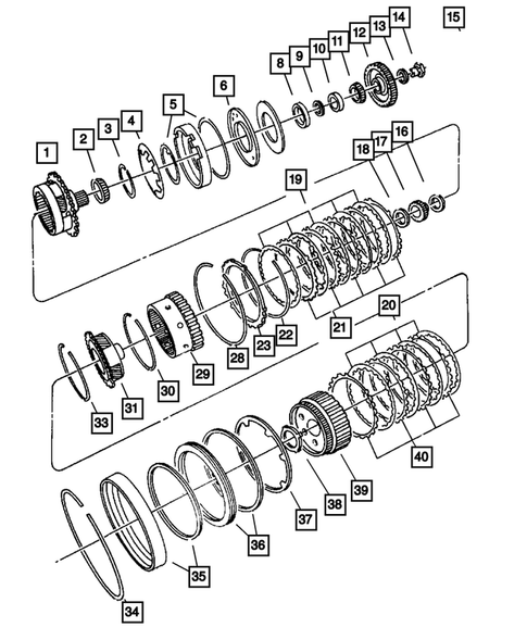 Gear Train for 2006 Dodge Grand Caravan #3