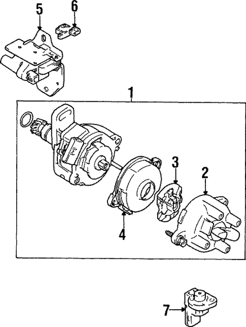 Distributor for 1995 Suzuki Sidekick #0