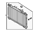 MZ691051 - : Advantage Select™ Radiator,1.5L for Mitsubishi: Eclipse Cross Image