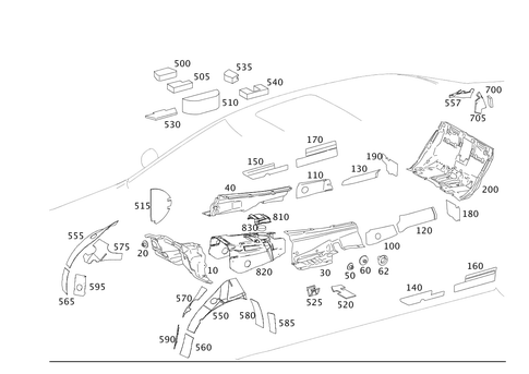 Insulation in Passenger Compartment for 2011 Mercedes-Benz S550 #0