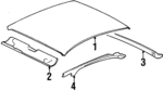 88890026 - : Roof Panel for Oldsmobile: Aurora Image