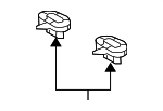 XR81993 - Body: Folding Seat Latch for Jaguar Image image