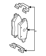 34201543683 - Brakes: Disc Brake Pad Set for Mini Image