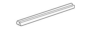 8L2Z7825861A - Body: Door Window Belt Weatherstrip for Ford Image