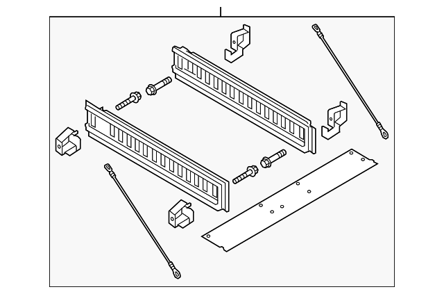 HC3Z-99286F56-B - Bed Ramp Stowable Loading - One Ramp Kit 2017-2022 ...