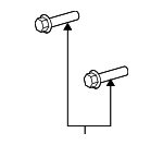 9XF003107L - Cooling System: Tensioner Bolt for Mazda: Tribute Image
