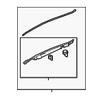 5380824010 - Body: Upper Seal for Lexus: RC200t, RC300, RC350 Image