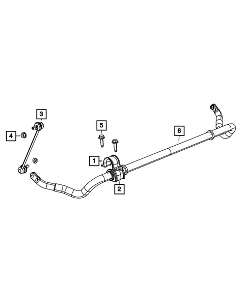 Front Stabilizer Bar for 2012 Dodge Journey #0