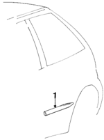 7757050G10P14 - Body: Body Side Molding for Suzuki Image
