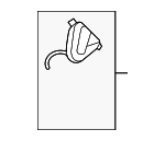 95511122740 - Exhaust: Exhaust Pipe Bracket for Porsche Image