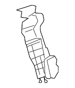 89042238 - Body: Lumbar Support for Chevrolet: Trailblazer, Trailblazer EXT | GMC: Envoy, Envoy XL, Envoy XUV Image