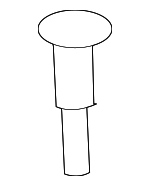 89043635 - Body: Headrest Guide for Buick: Rainier | Chevrolet: Trailblazer, Trailblazer EXT | GMC: Envoy, Envoy XL, Envoy XUV Image