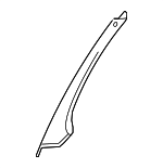 5K0867234CBR2 - Body: Windshield Pillar Trim for Volkswagen Image