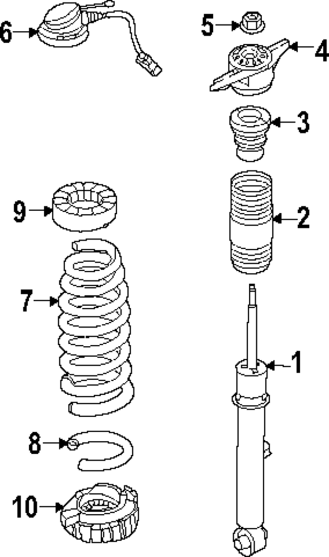 55307DS250 - : Shock Absorber for Hyundai Image