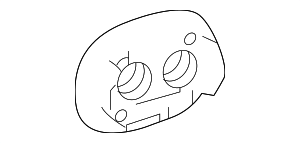 8712828020 - HVAC: HVAC Heater Core Grommet for Toyota: 4Runner, bZ4X, C-HR, Corolla, GR Corolla, Mirai, Sequoia, Tacoma, Tundra Image