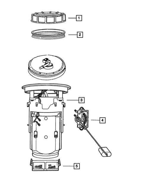 Fuel Pump and Sending Unit for 2003 Dodge Viper #0