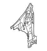 71211R0000 - Body: Inner Hinge Pillar for Kia: Carnival Image