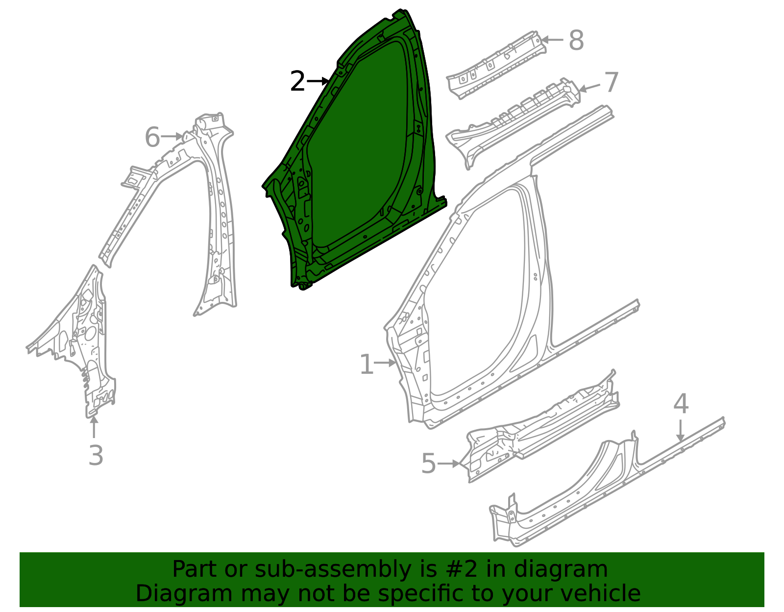 71140-R0000 - Aperture Reinforced 2022-2024 Kia Carnival | Kia.Parts Store