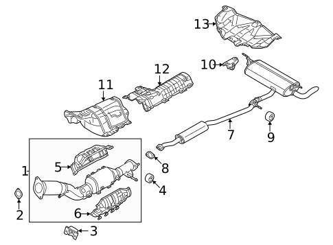 Mufflers for 2023 Nissan Rogue #0