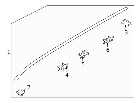 Exterior Trim - Roof for 2022 Kia Carnival #0