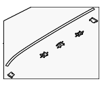 87230R0100 - Body: Roof Molding for Kia: Carnival Image