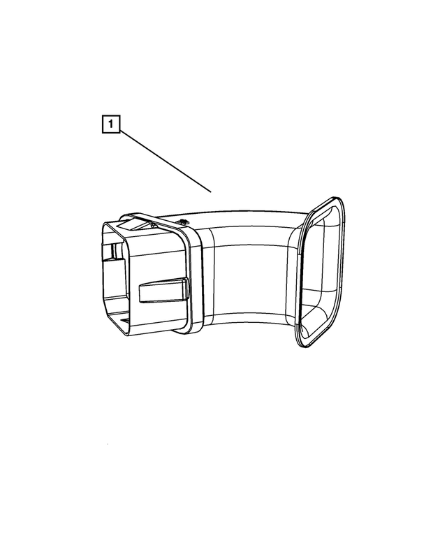 « 53032049AB – Fuel : Air Extérieur Conduit pour Mopar Image »