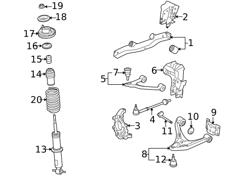 Suspension, Springs & Related Components for 2007 Pontiac Solstice #0