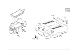 1130101167 - Chassis Sheet Metal/Air Intake: Cover Plate for Mercedes-Benz: E430 Image