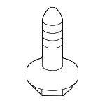 90159A0030 - Body: Splash Shield Screw for Scion: iM, iQ, xB | Toyota: Avalon, Camry, Corolla, Corolla iM, Crown, Matrix, Mirai, Prius, Prius C, Prius Plug-In, Prius Prime, Prius V, Sienna, Yaris Image