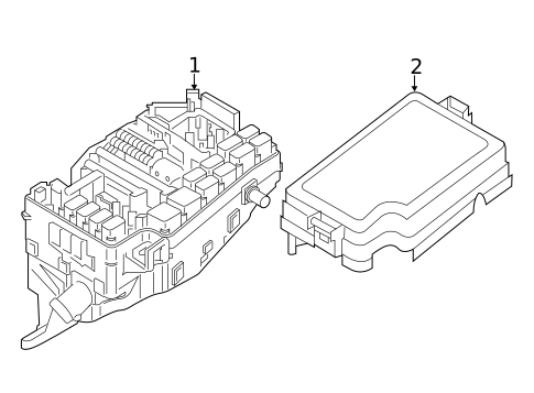 Fuse & Relay for 2024 Kia Forte #1