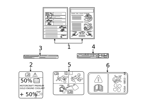 Labels for 2011 Lincoln MKZ #0