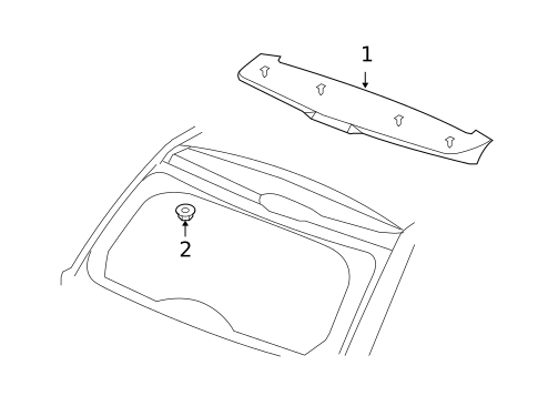Spoiler for 2015 Jeep Compass #0