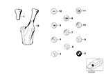 25111220823 - Gearshift: Shifting Knob without Emblem for BMW Image