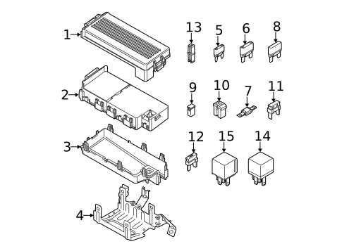 Flasher Units, Fuses, & Circuit Breakers for 2010 Ford Flex #0
