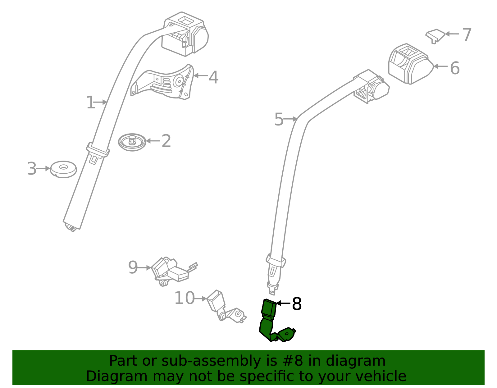 Latch - BMW (72117486323)